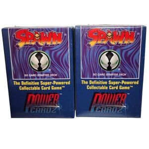 Spawn Power Cardz 50 Card Starter Deck Lot Of 2 1995 Brand New